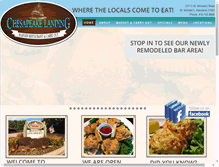 Tablet Screenshot of chesapeakelandingrestaurant.com